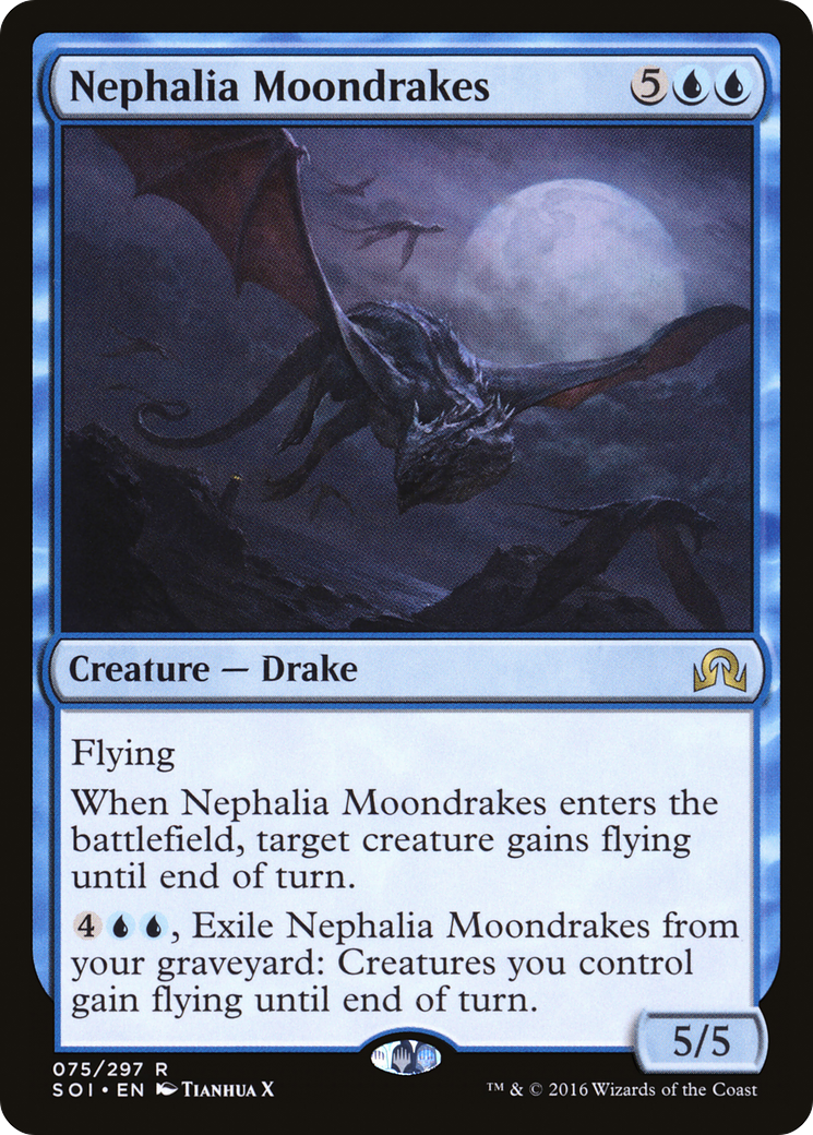 Nephalia Moondrakes (SOI-075) [Shadows over Innistrad] Foil