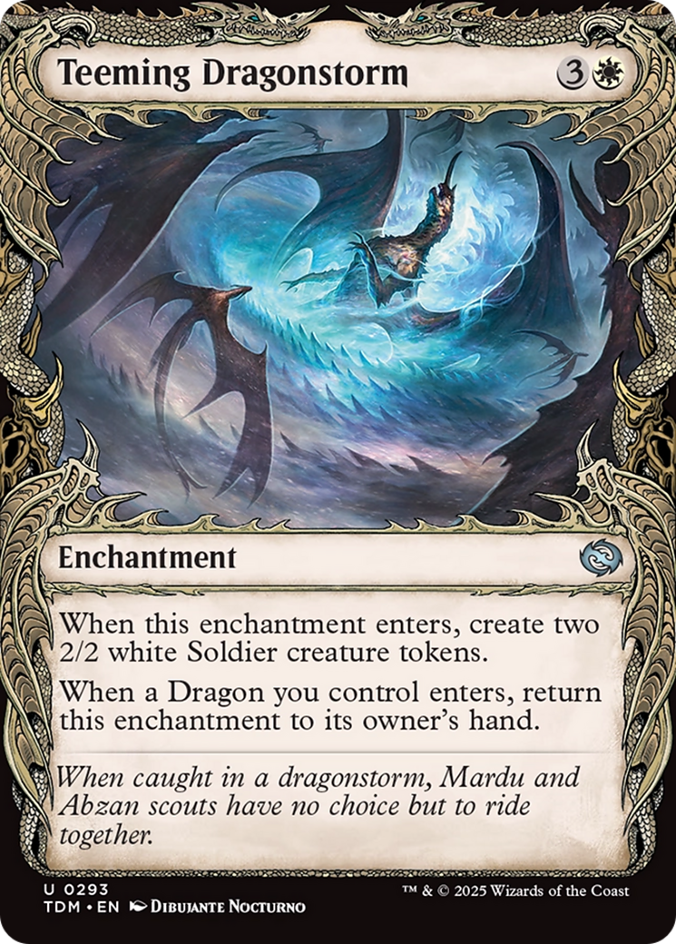 Teeming Dragonstorm (Showcase) (TDM-293) [Tarkir: Dragonstorm] Foil