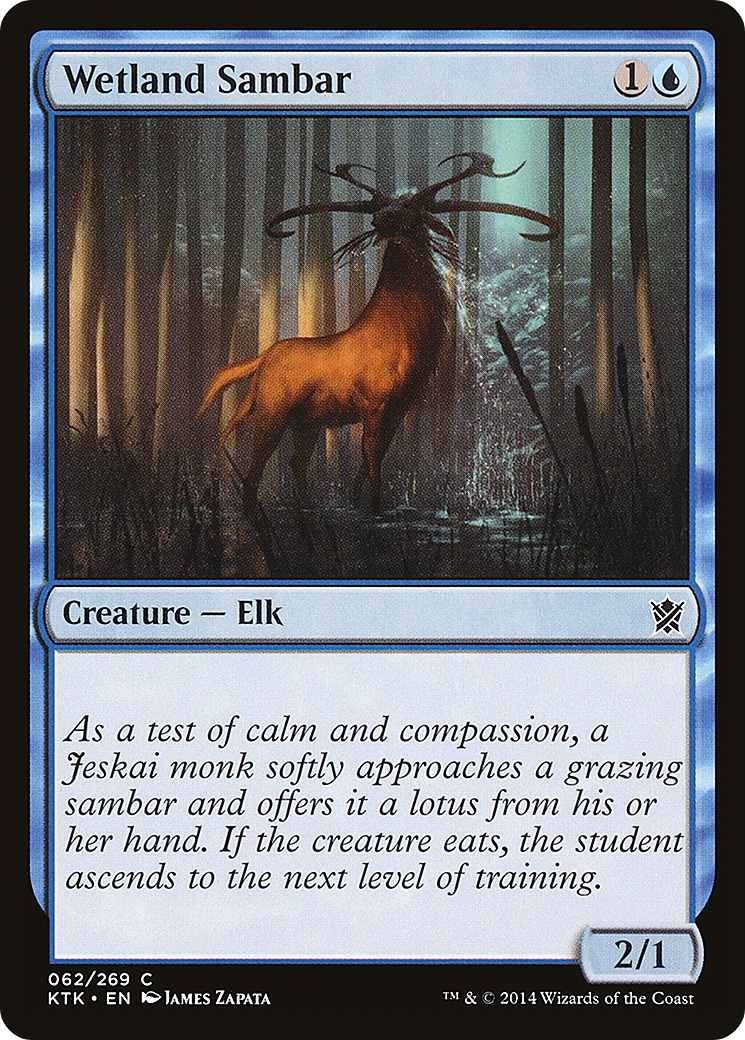 Wetland Sambar (KTK-062) [Khans of Tarkir]