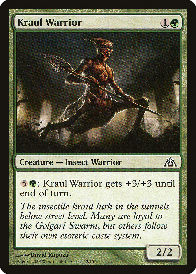 Kraul Warrior (DGM-042) [Dragon's Maze]