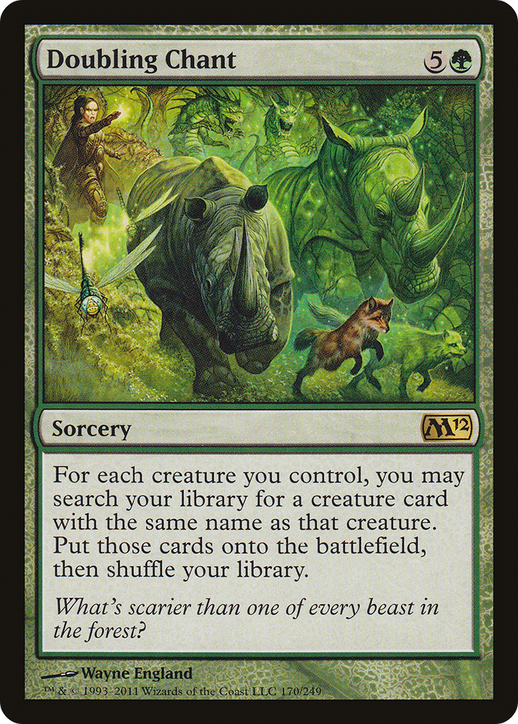 Doubling Chant (M12-170) [Magic 2012]