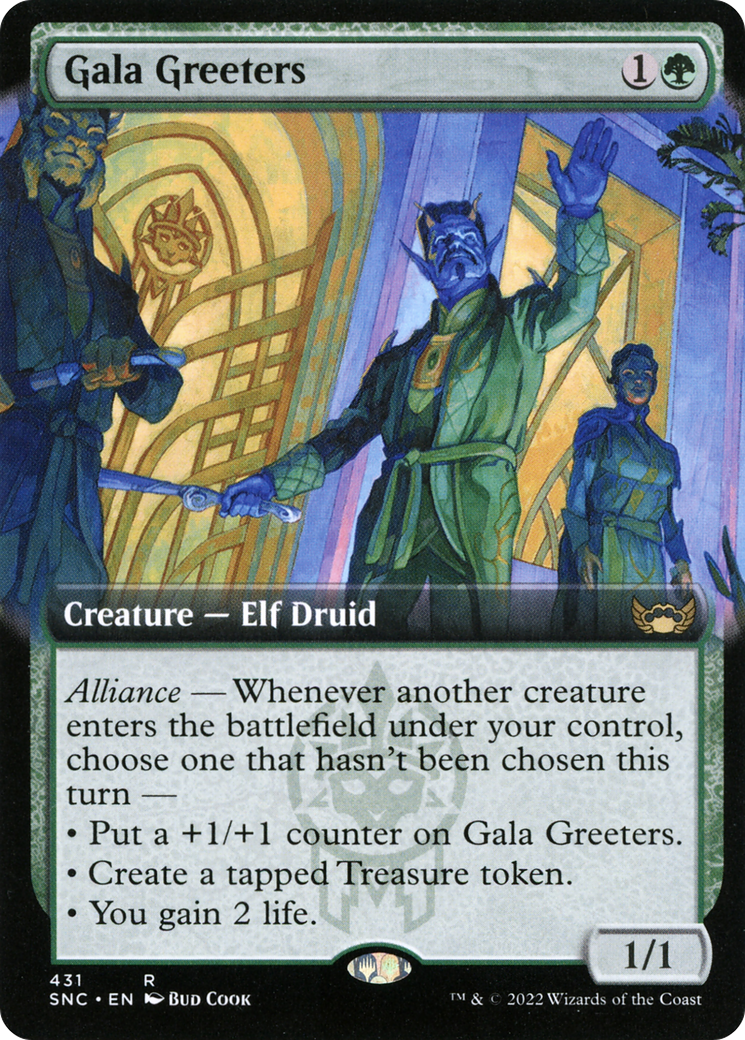 Gala Greeters (Extended Art) (SNC-431) [Streets of New Capenna] Foil