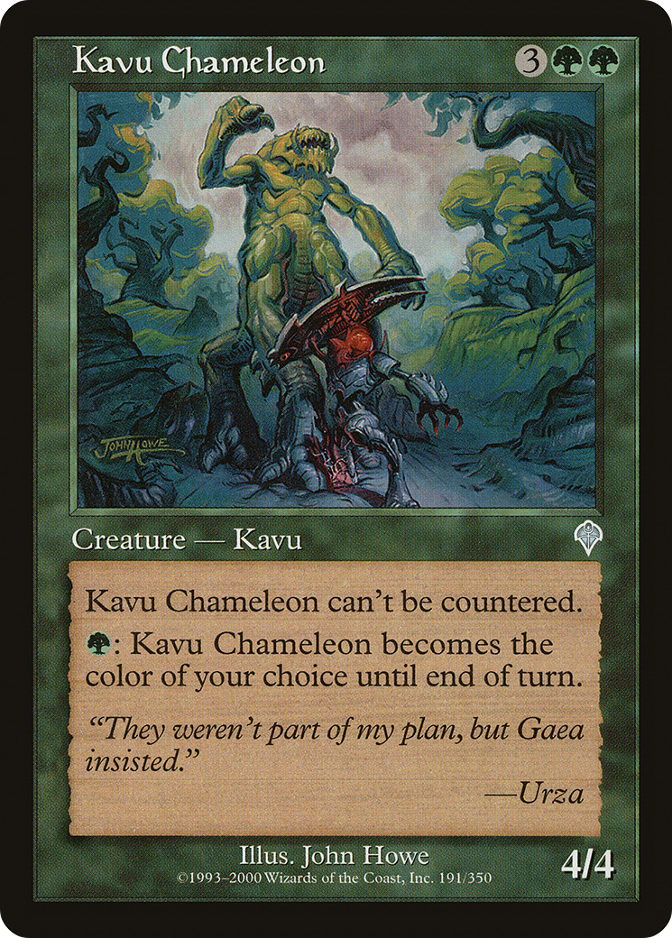 Kavu Chameleon (INV-191) [Invasion] Foil