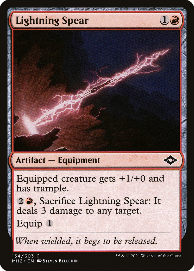 Lightning Spear (MH2-134) [Modern Horizons 2] Foil