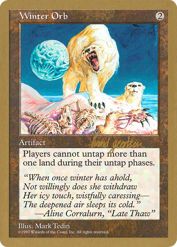Winter Orb - 1997 Svend Geertsen (5ED) [World Championship Decks 1997]