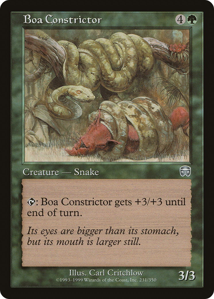 Boa Constrictor (MMQ-231) [Mercadian Masques] Foil
