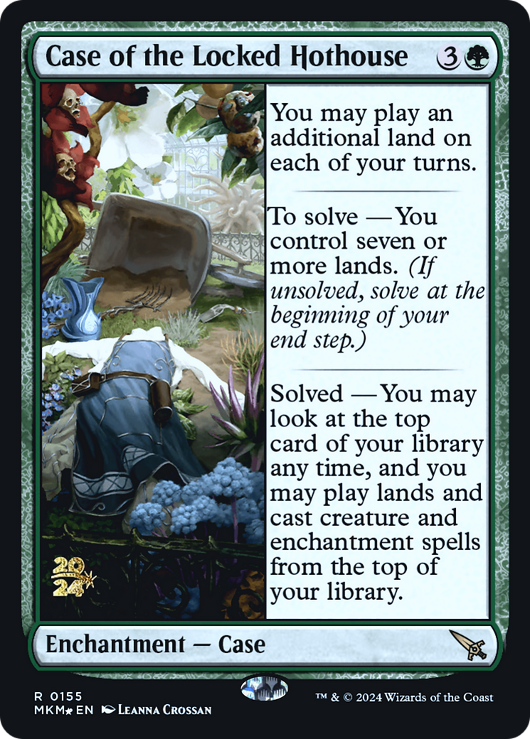 Case of the Locked Hothouse (PRE-155) [Murders at Karlov Manor Promos] Foil
