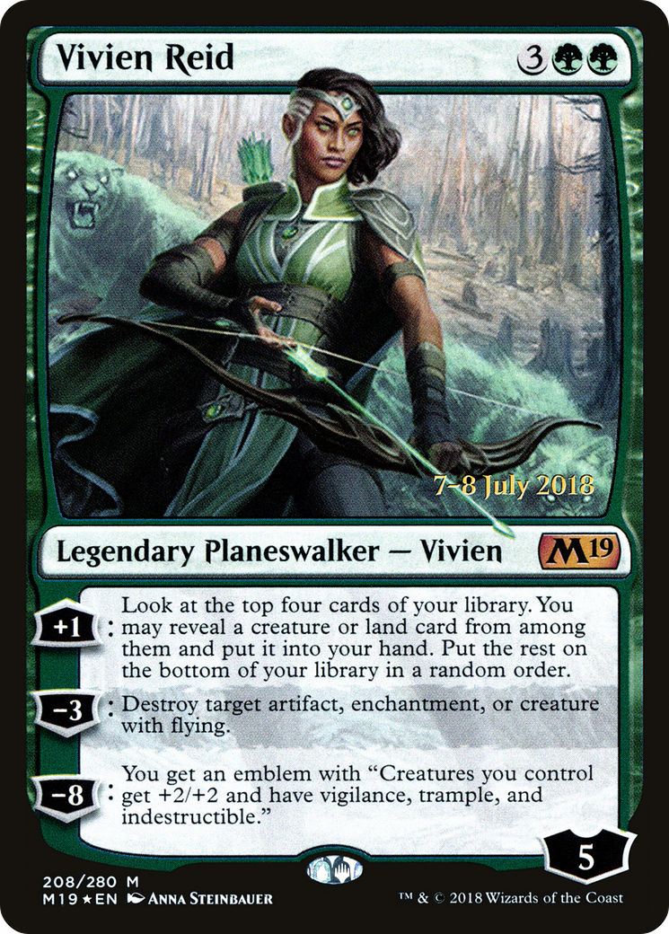 Vivien Reid (PRE-208S) [Core Set 2019 Promos] Foil