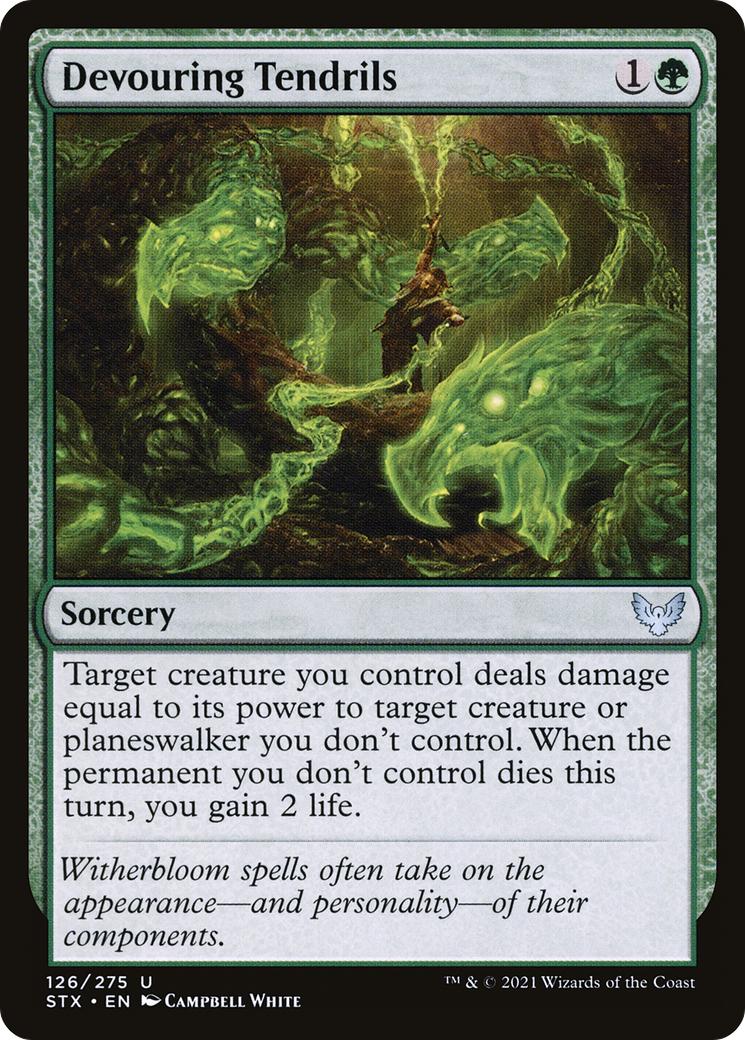 Devouring Tendrils (STX-126) [Strixhaven: School of Mages]