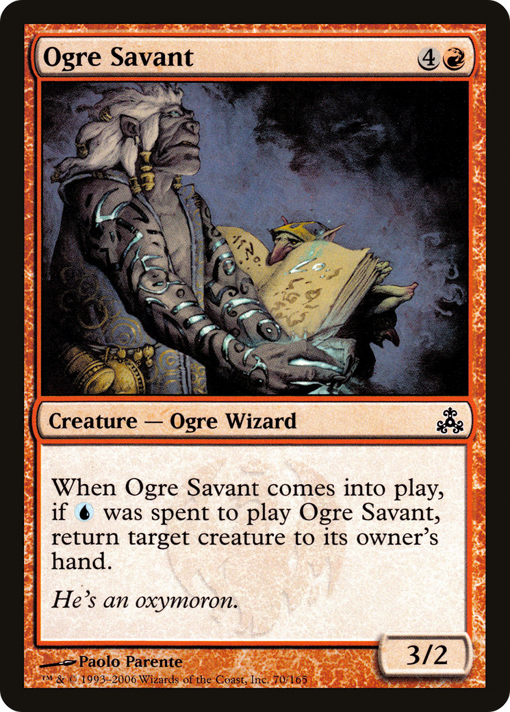 Ogre Savant (GPT-070) [Guildpact]