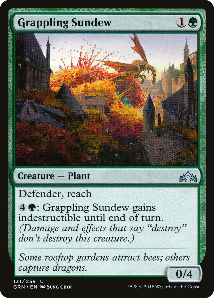 Grappling Sundew (GRN-131) [Guilds of Ravnica] Foil