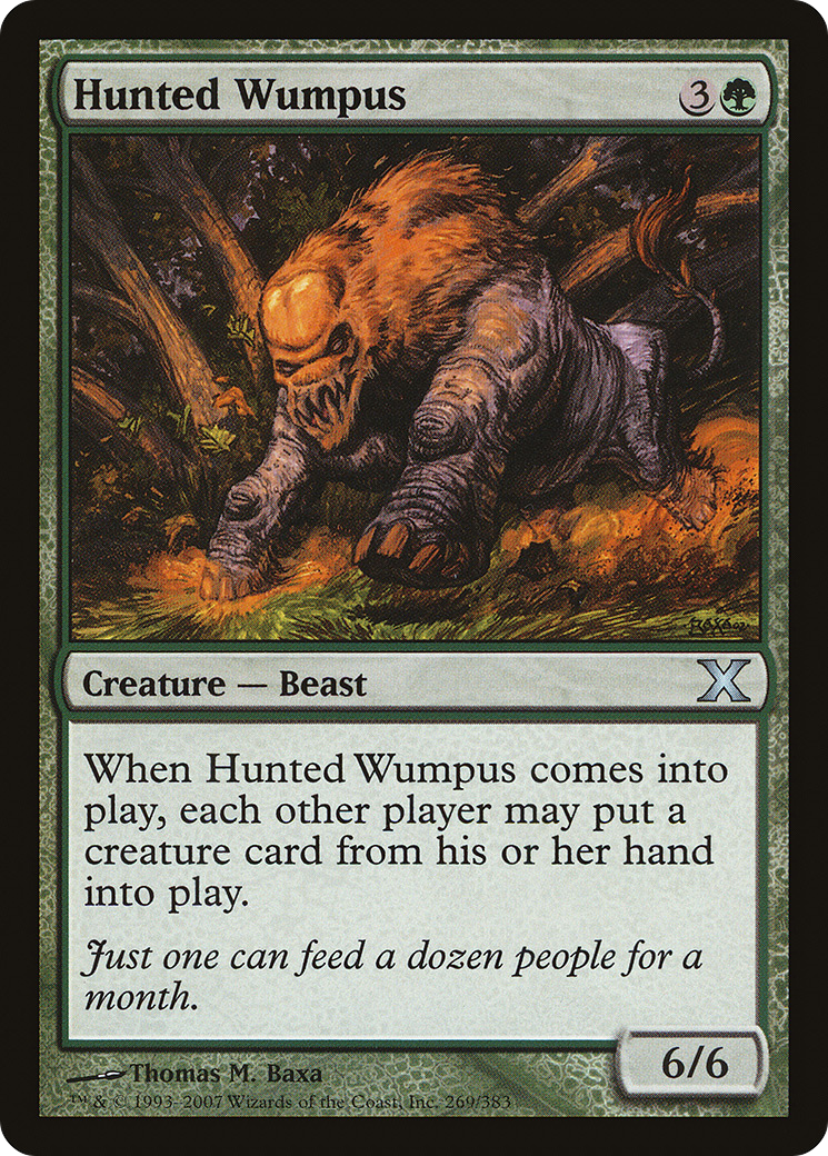Hunted Wumpus (10E-269) [Tenth Edition] Foil