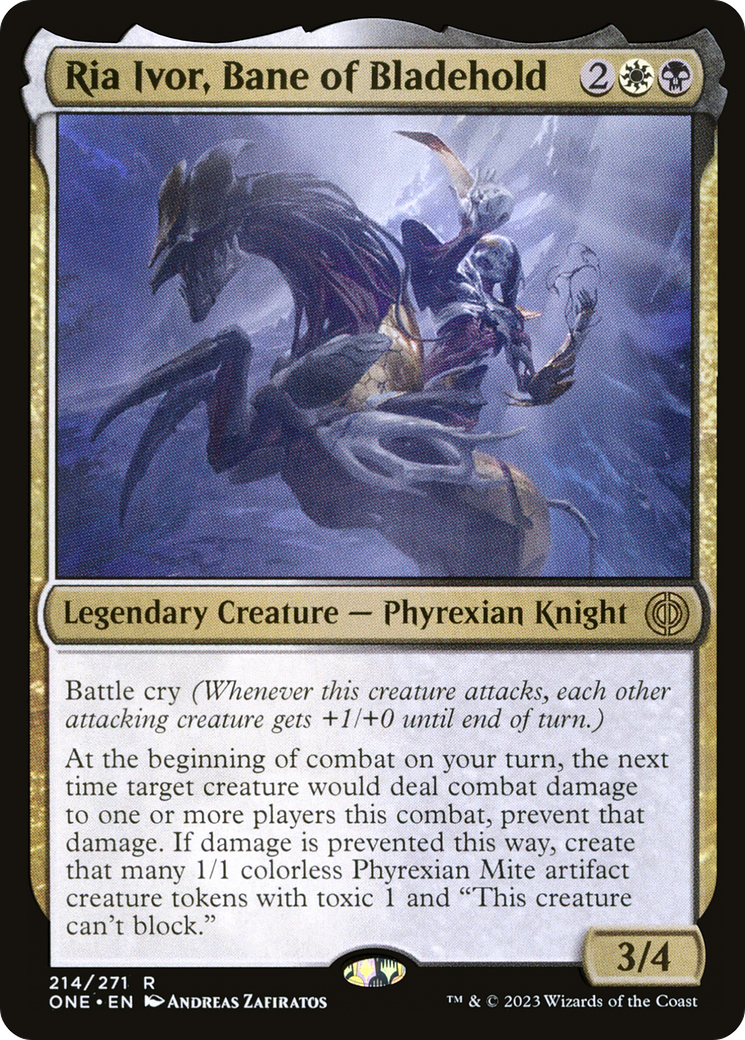 Ria Ivor, Bane of Bladehold (ONE-214) [Phyrexia: All Will Be One]