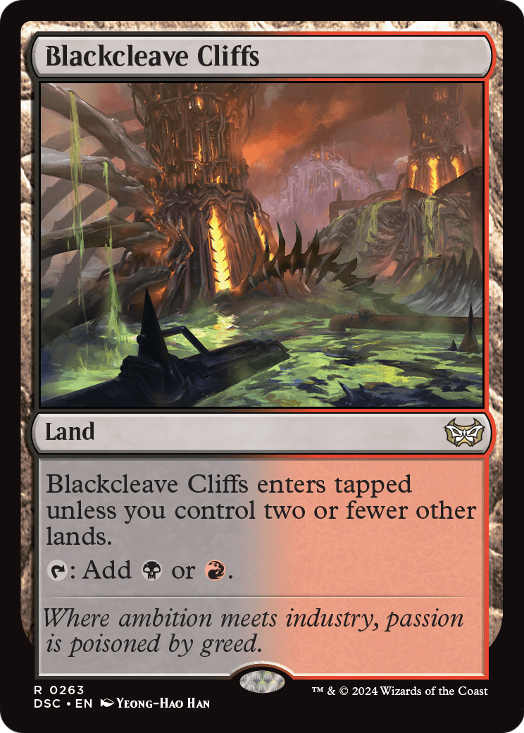 Blackcleave Cliffs (DSC-263) [Duskmourn: House of Horror Commander]