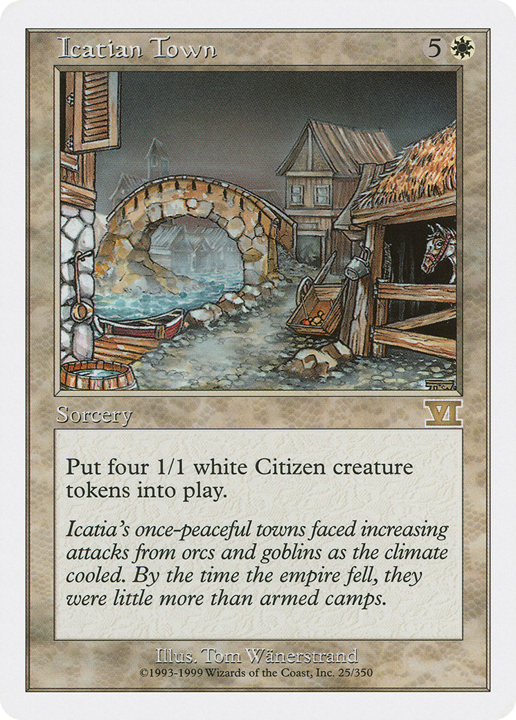 Icatian Town (6ED-025) [Classic Sixth Edition]