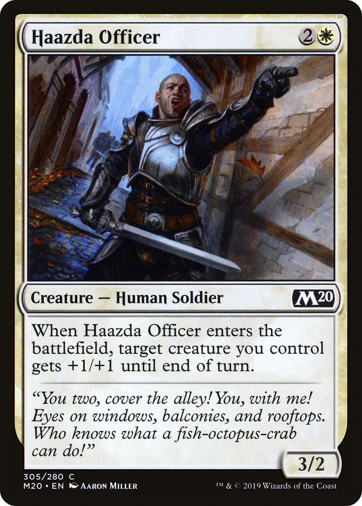 Haazda Officer (M20-305) [Core Set 2020]