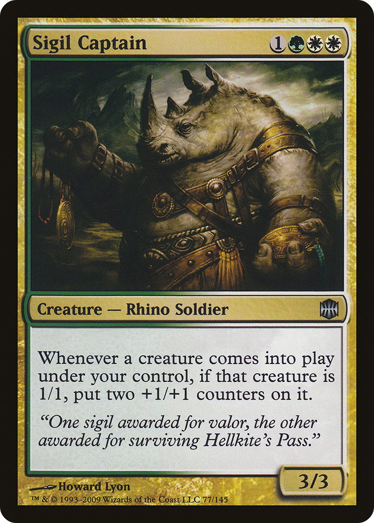 Sigil Captain (ARB-077) [Alara Reborn] Foil