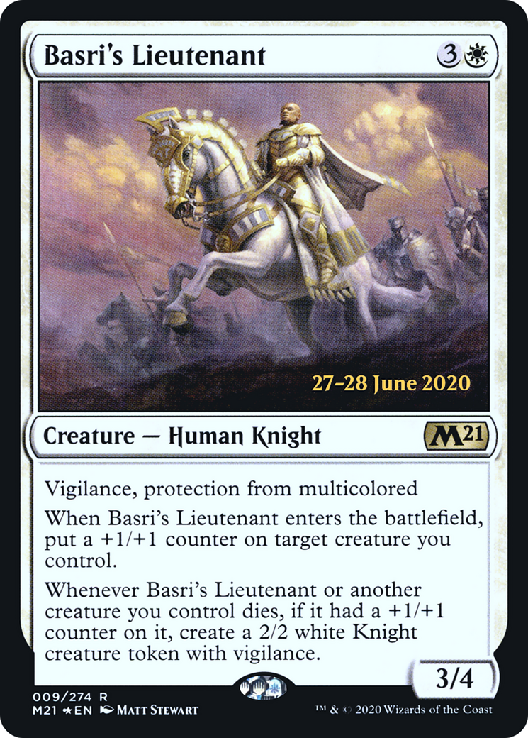 Basri's Lieutenant (PRE-09S) [Core Set 2021 Promos] Foil