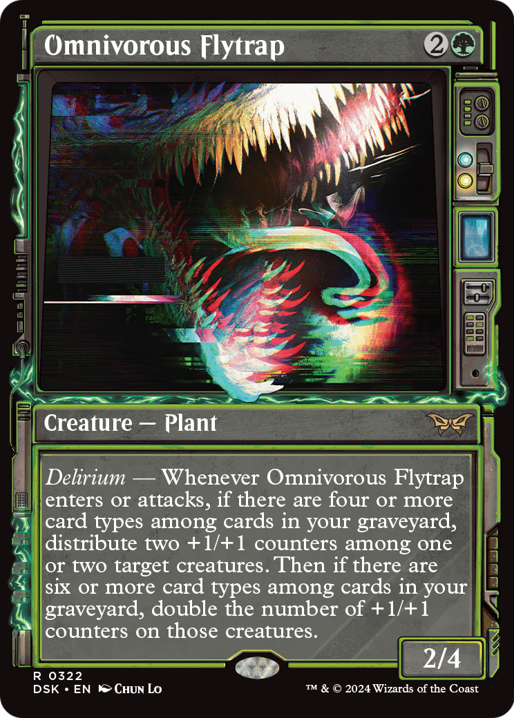 Omnivorous Flytrap (Showcase) (DSK-322) [Duskmourn: House of Horror]
