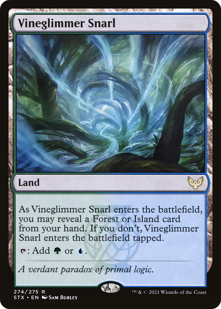 Vineglimmer Snarl (STX-274) [Strixhaven: School of Mages] Foil