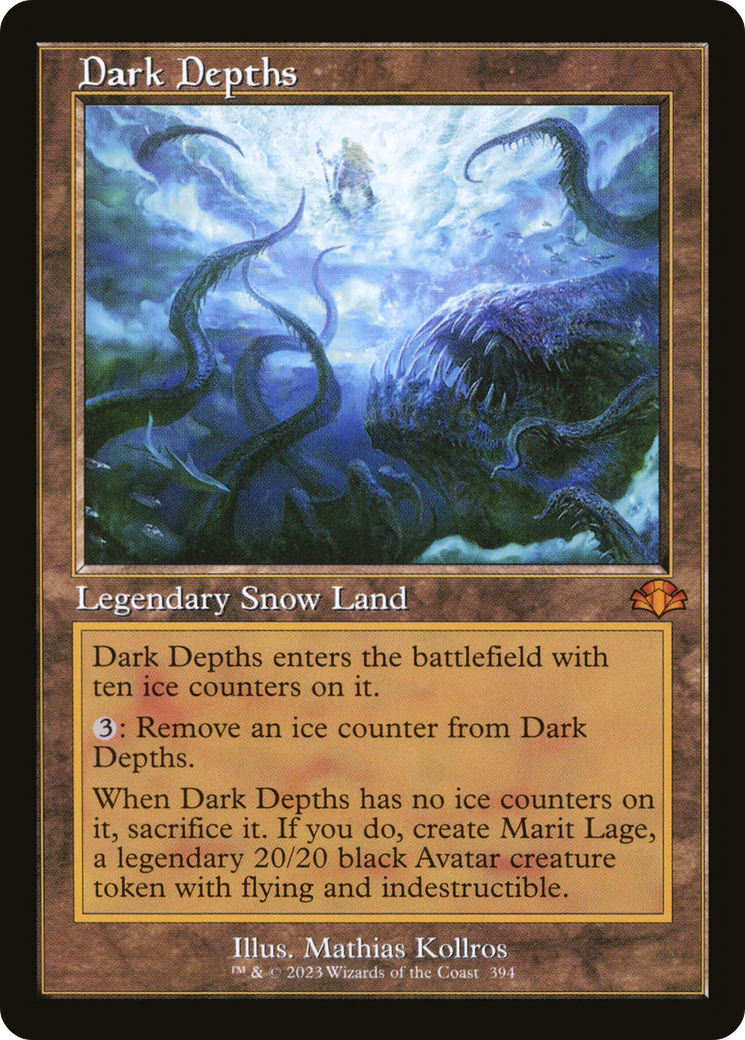 Dark Depths (Retro Frame) (DMR-394) [Dominaria Remastered]