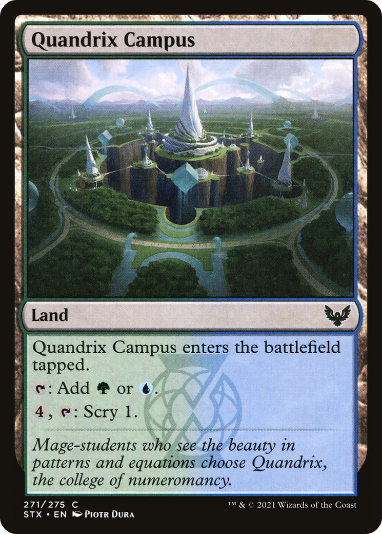 Quandrix Campus (STX-271) [Strixhaven: School of Mages] Foil