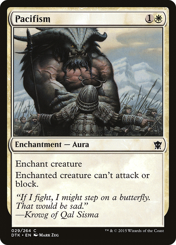 Pacifism (DTK-029) [Dragons of Tarkir] Foil