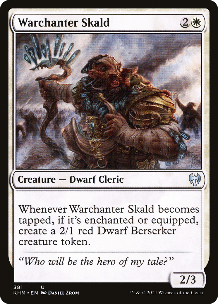 Warchanter Skald (KHM-381) [Kaldheim]