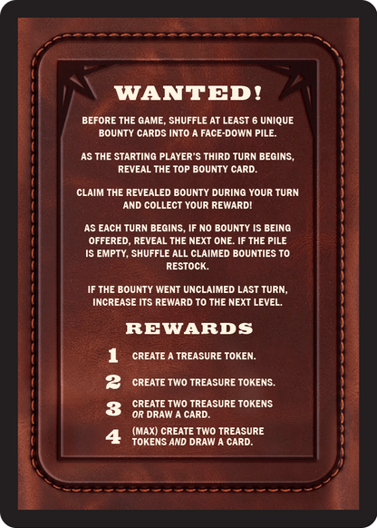 Bounty: Lyssa, Sterling Collector // Wanted! (TOTC-034) [Outlaws of Thunder Junction Commander Tokens]