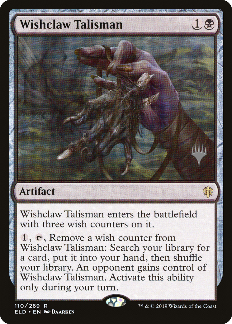 Wishclaw Talisman (PPELD-110P) [Promo Pack: Throne of Eldraine Promos] Foil
