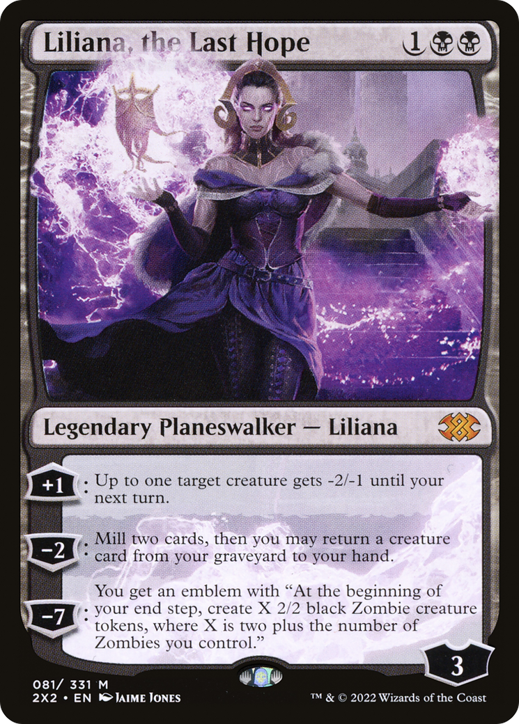Liliana, the Last Hope (2X2-081) [Double Masters 2022] Foil