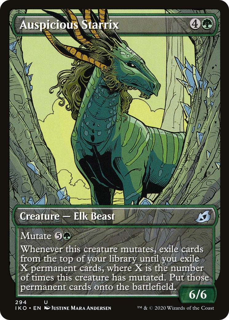 Auspicious Starrix (Showcase) (IKO-294) [Ikoria: Lair of Behemoths]