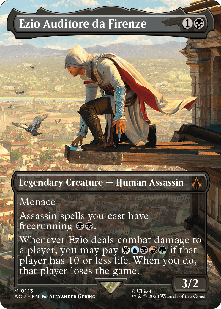 Ezio Auditore da Firenze (Borderless) (ACR-113) [Assassin's Creed] Foil