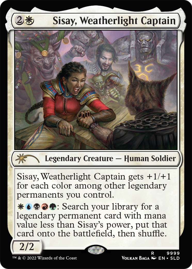 Sisay, Weatherlight Captain (SLD-9999) [Secret Lair Drop] Foil