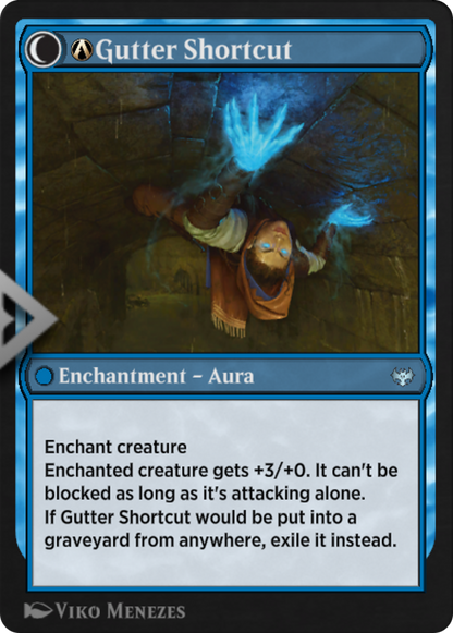 A-Gutter Skulker // A-Gutter Shortcut (VOW-A-62) [Innistrad: Crimson Vow]