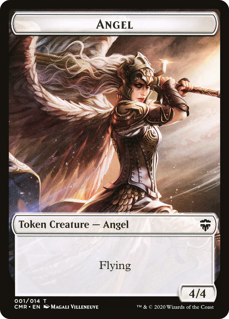 Angel Token (CMR-001) [Commander Legends Tokens]