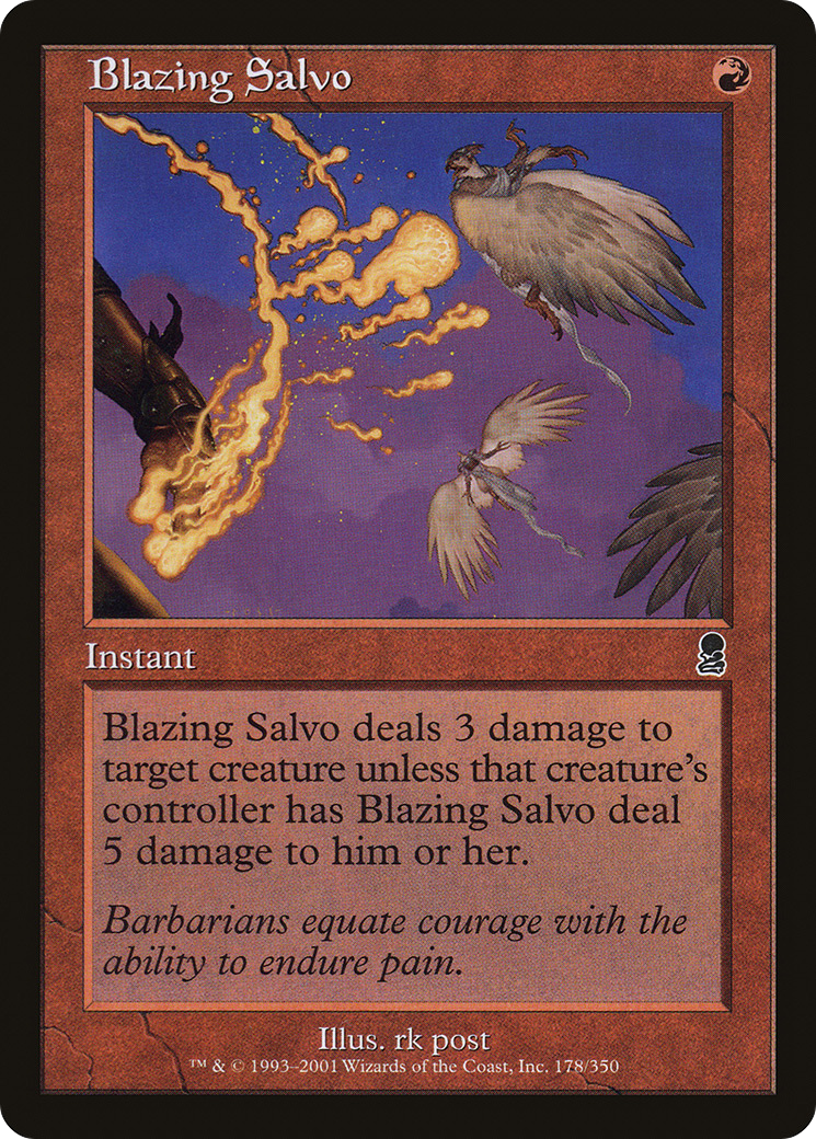 Blazing Salvo (ODY-178) [Odyssey]