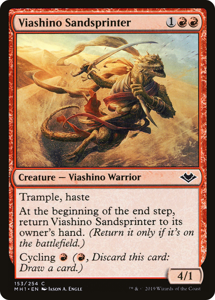 Viashino Sandsprinter (MH1-153) [Modern Horizons] Foil