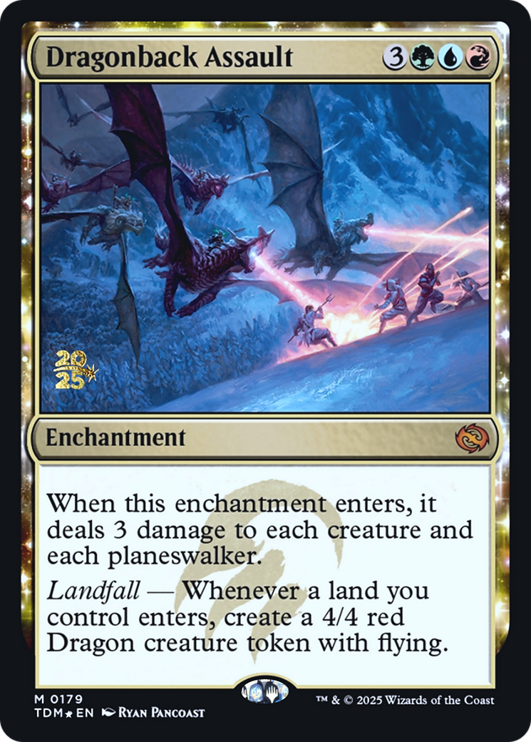 Dragonback Assault (PRE-179) [Prerelease Cards] Foil