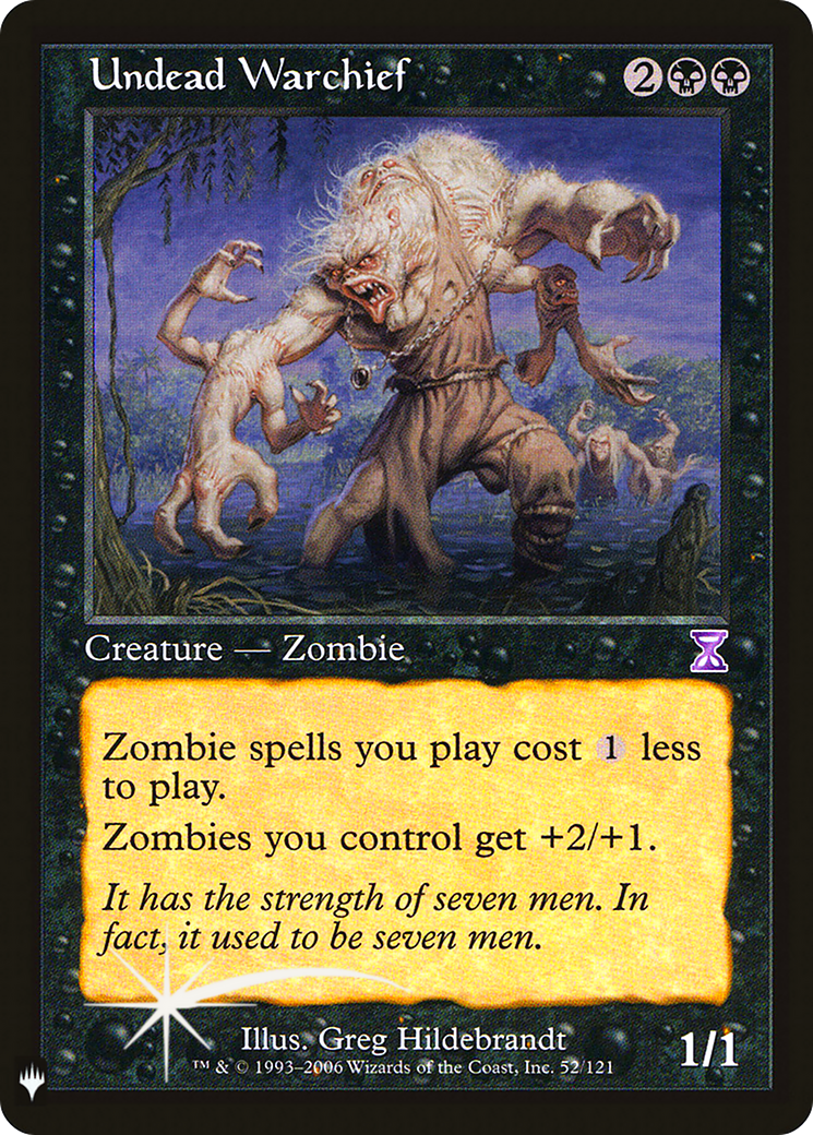 Undead Warchief (LIST-TSB-52) [The List] Foil