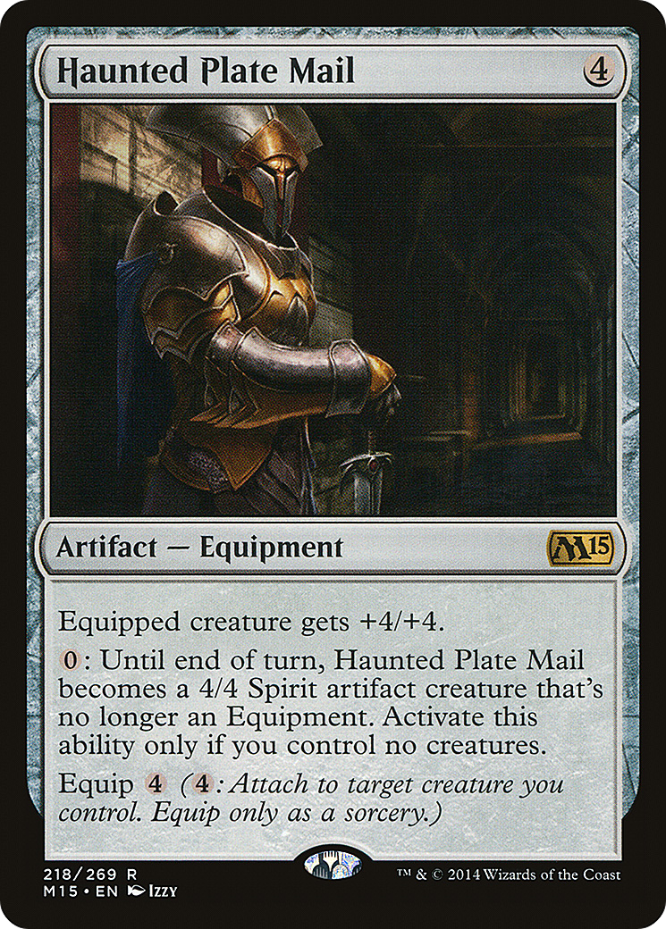 Haunted Plate Mail (M15-218) [Magic 2015] Foil