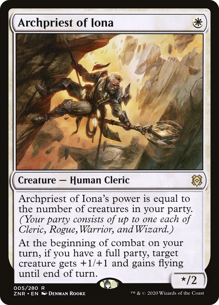 Archpriest of Iona (ZNR-005) [Zendikar Rising]