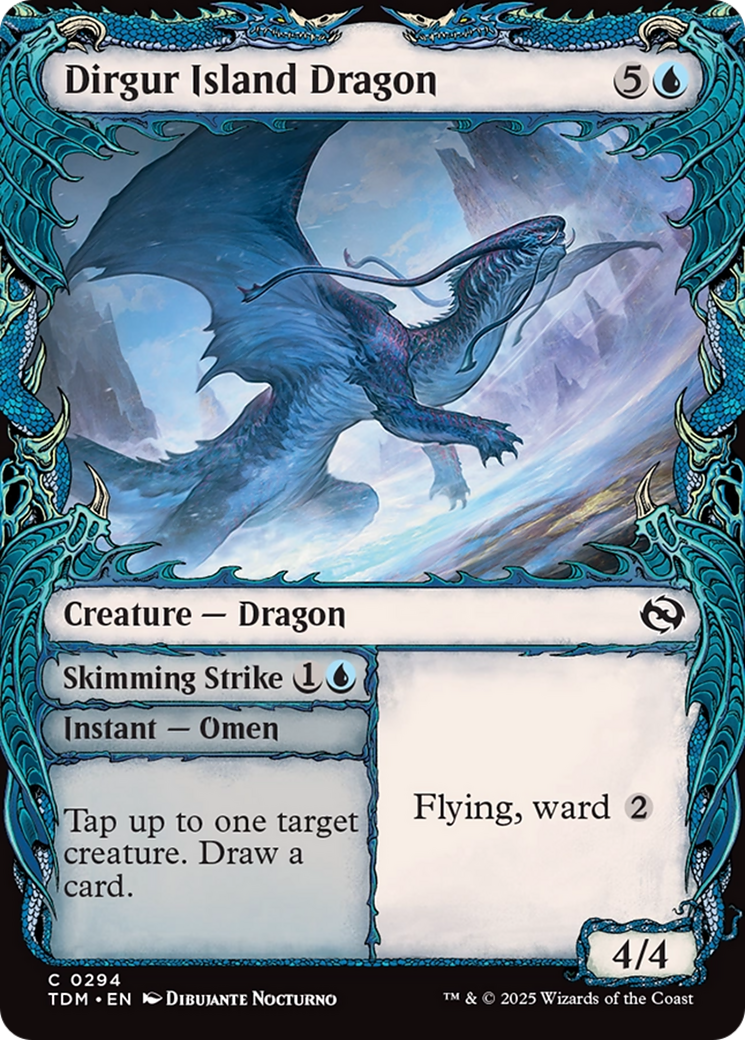 Dirgur Island Dragon (Showcase) (TDM-294) [Tarkir: Dragonstorm] Foil
