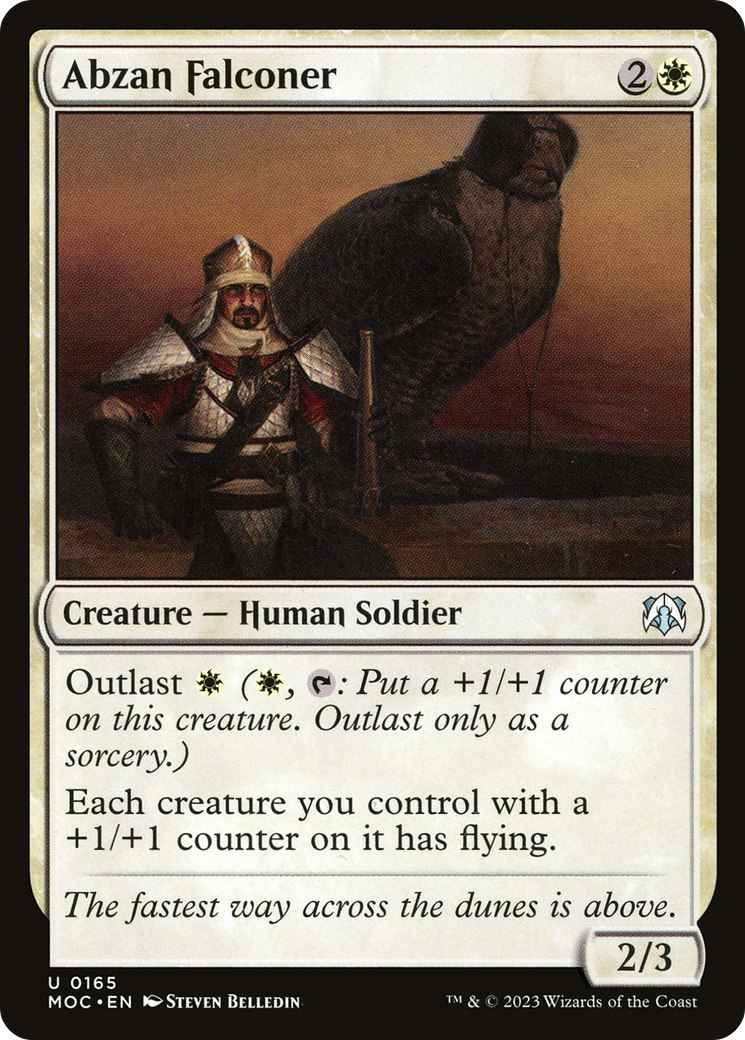Abzan Falconer (MOC-165) [March of the Machine Commander]