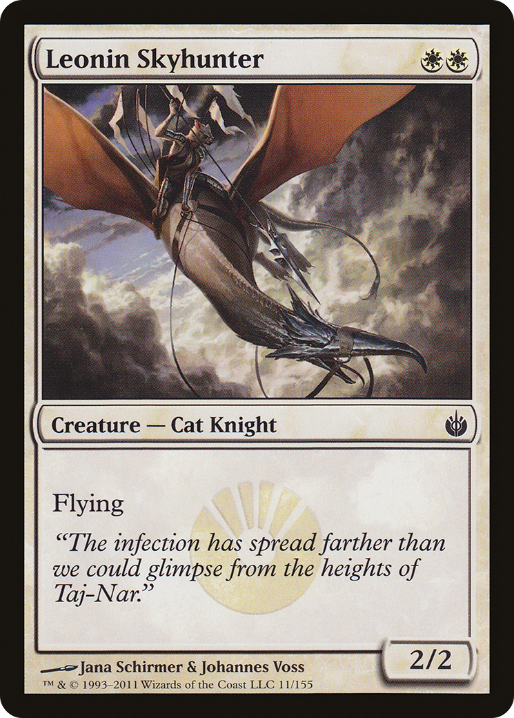 Leonin Skyhunter (MBS-011) [Mirrodin Besieged]