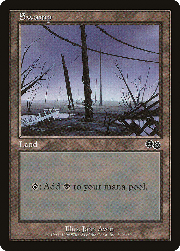 Swamp (USG-342) [Urza's Saga]