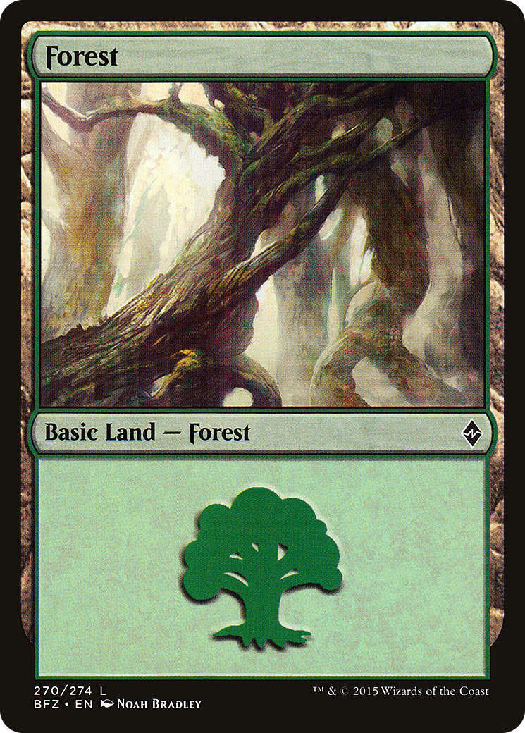 Forest (BFZ-270) [Battle for Zendikar]