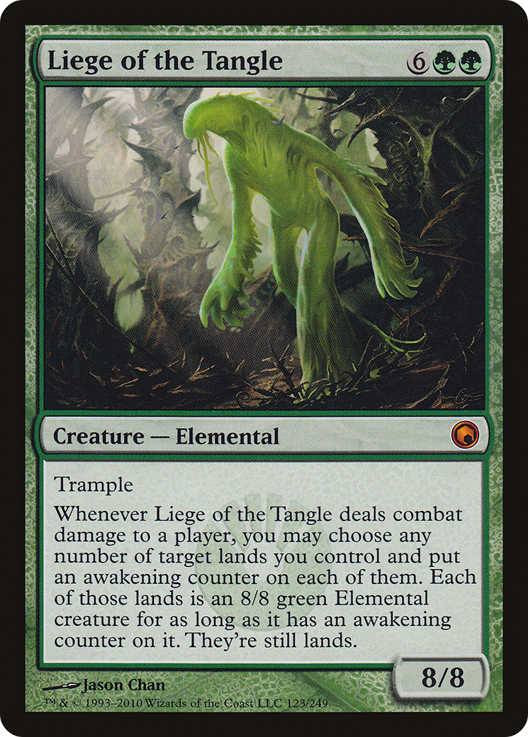 Liege of the Tangle (SOM-123) [Scars of Mirrodin] Foil