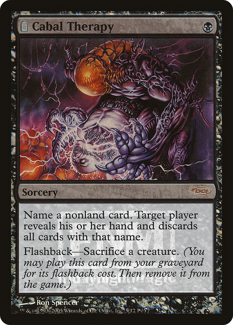 Cabal Therapy (FNM-005) [Friday Night Magic 2005] Foil