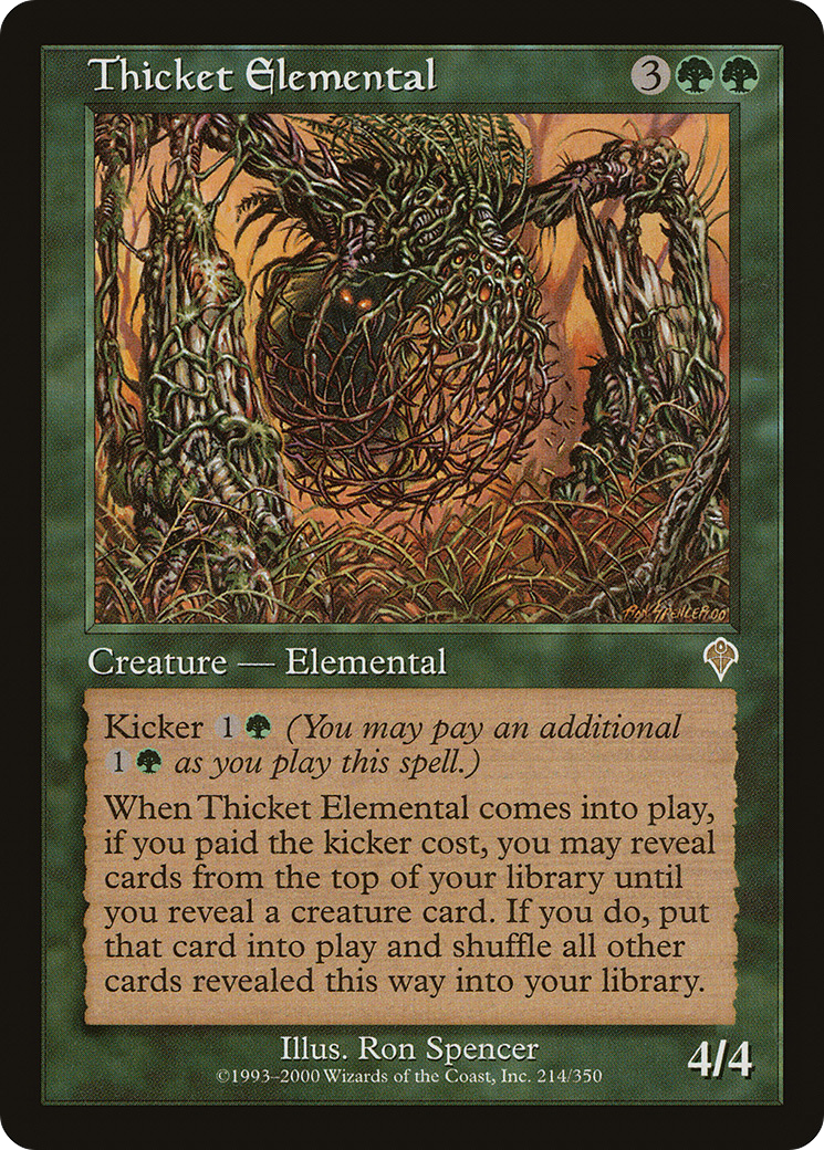 Thicket Elemental (INV-214) [Invasion]